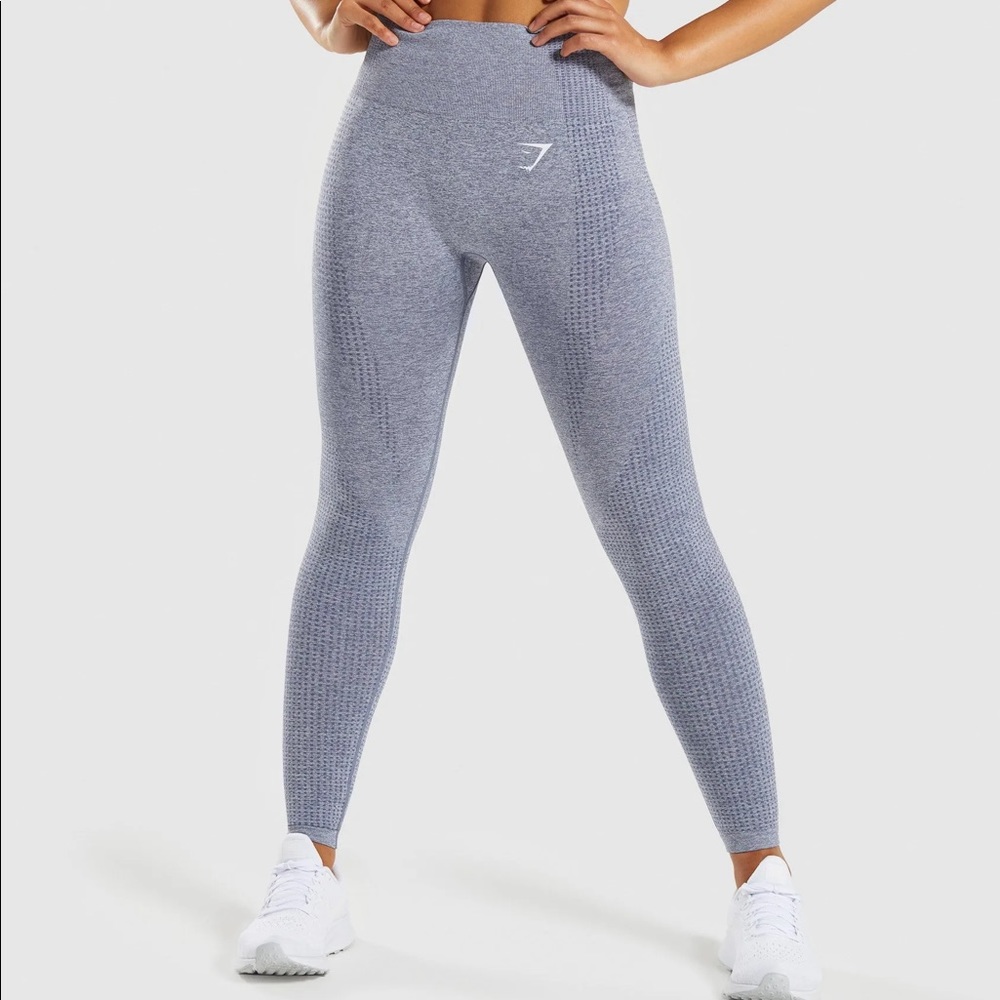 NWOT XS Steel Blue Gymshark Leggings